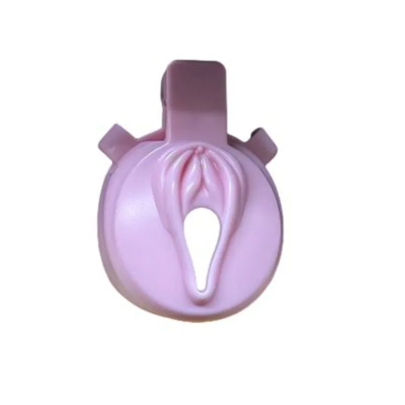 Resin Labia Chastity Cage Q609069